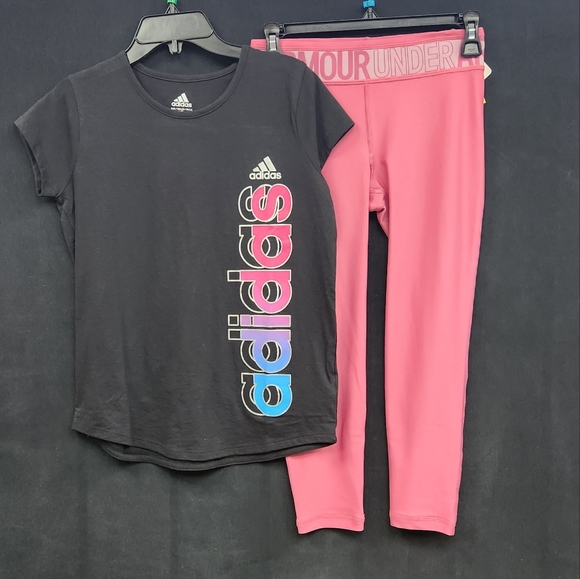 🆕️ Adidas Tee & Under Armour Ankle Crop Leggings